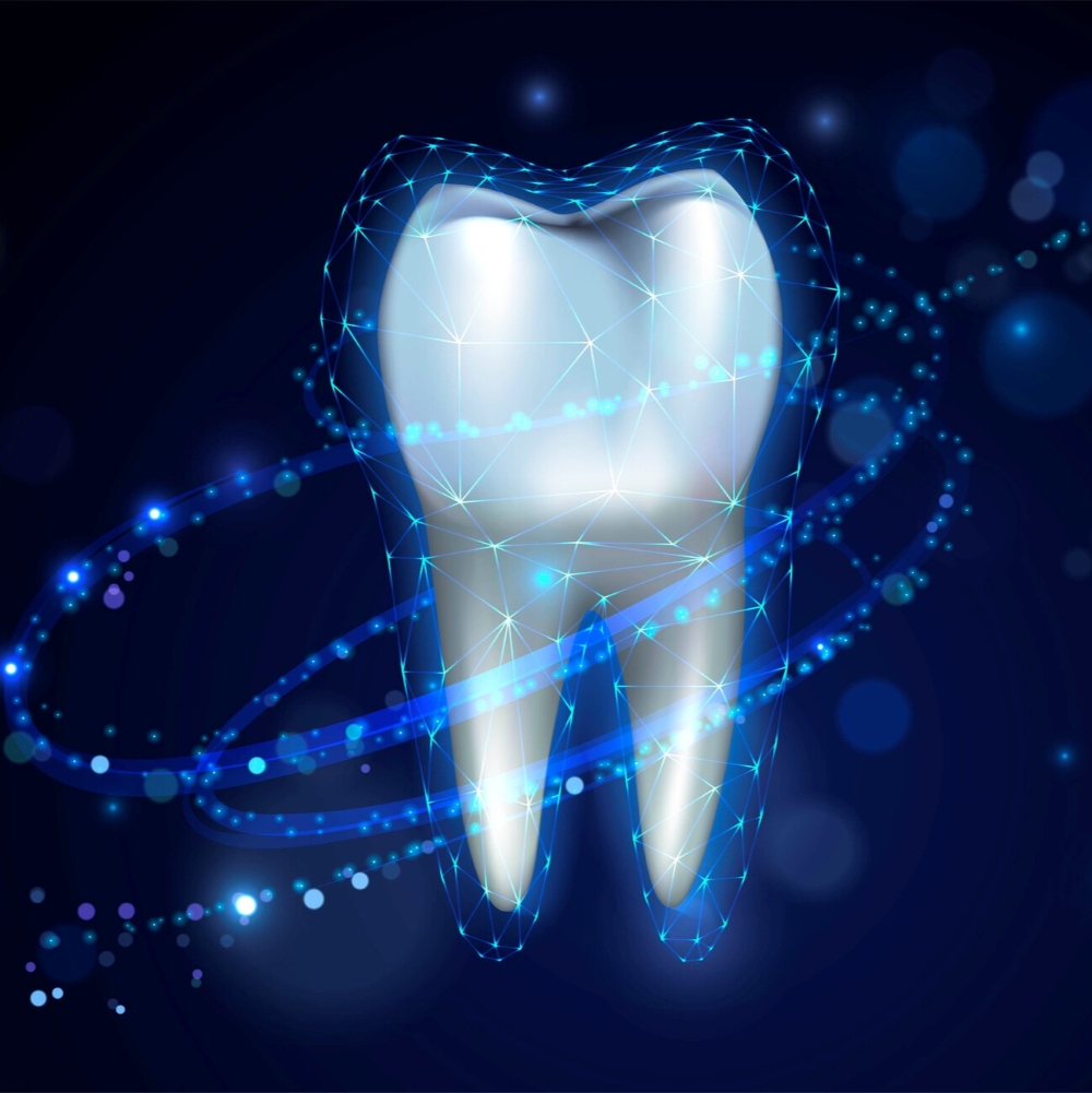 service-cosmetic-dentistry-dentist-wetherill-park 3D digital tooth illustration symbolising cosmetic dentistry and aesthetic smile treatments in Wetherill Park.