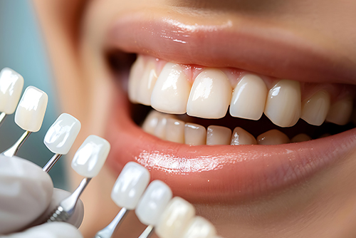 Cosmetic dentistry treatment showing improved smile in Wetherill Park