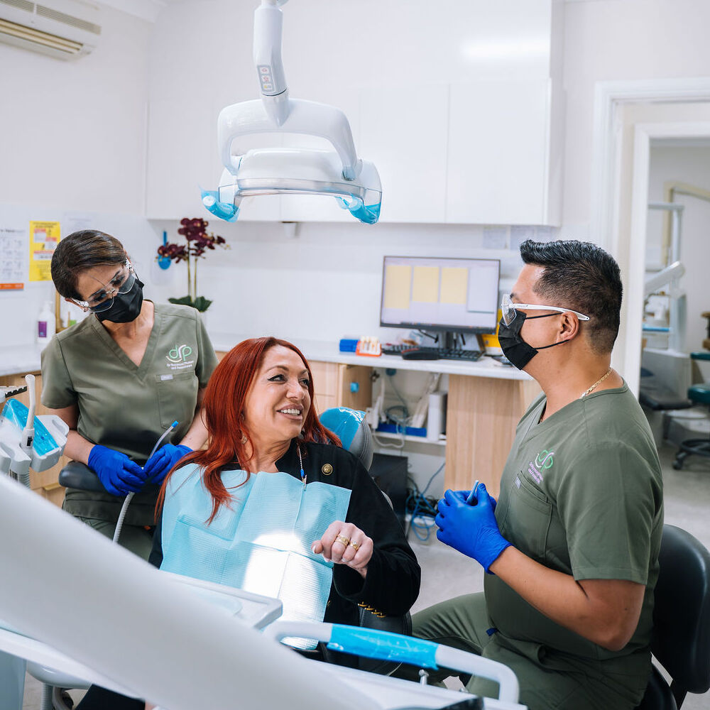 Dental consultation in Wetherill Park with dentist and patient discussing treatment options and care plan