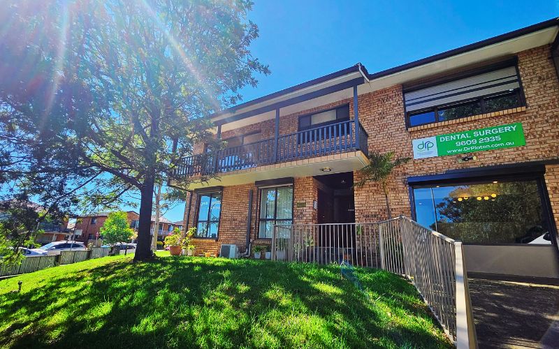 Exterior of Dr Raymond Platon and Associates dental clinic in Wetherill Park NSW